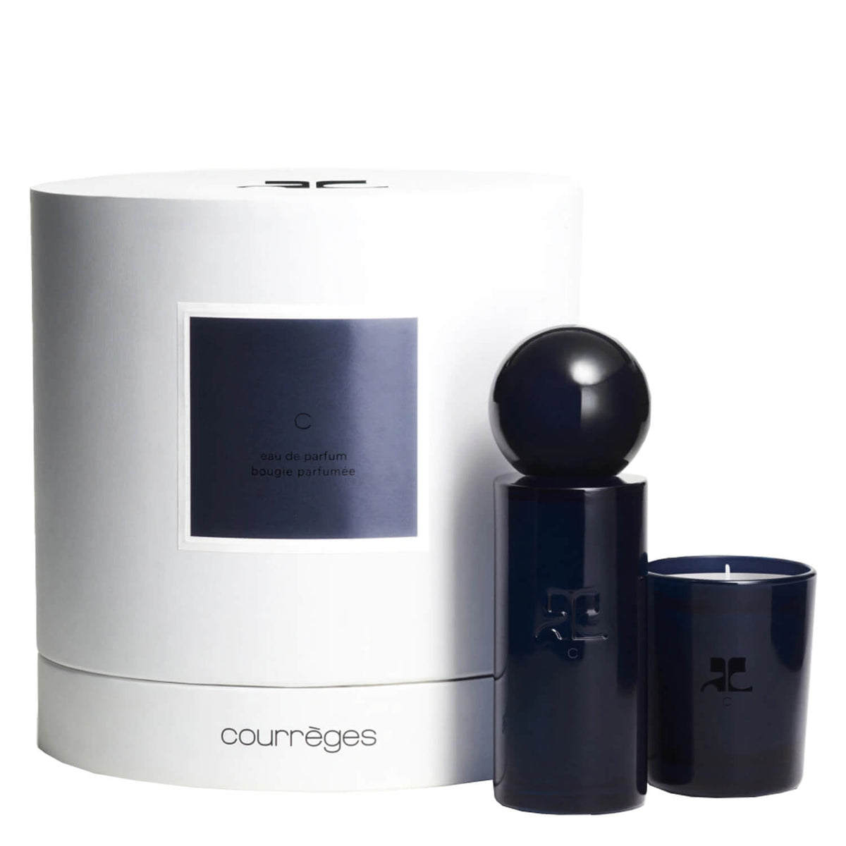 Σετ Courreges: C, Eau De Parfum, Unisex, 100 ml + C, Αρωματικό Κερί, 75 g
