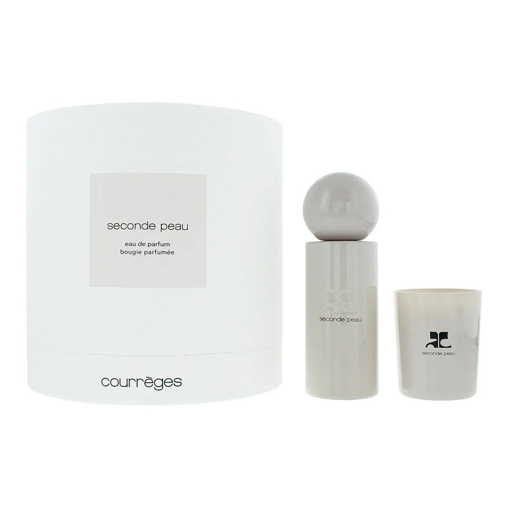 Σετ Courreges: Seconde Peau, Eau De Parfum, Unisex, 100 ml + Seconde Peau, Αρωματικό Κερί, 75 g