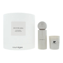 Σετ Courreges: Seconde Peau, Eau De Parfum, Unisex, 100 ml + Seconde Peau, Αρωματικό Κερί, 75 g