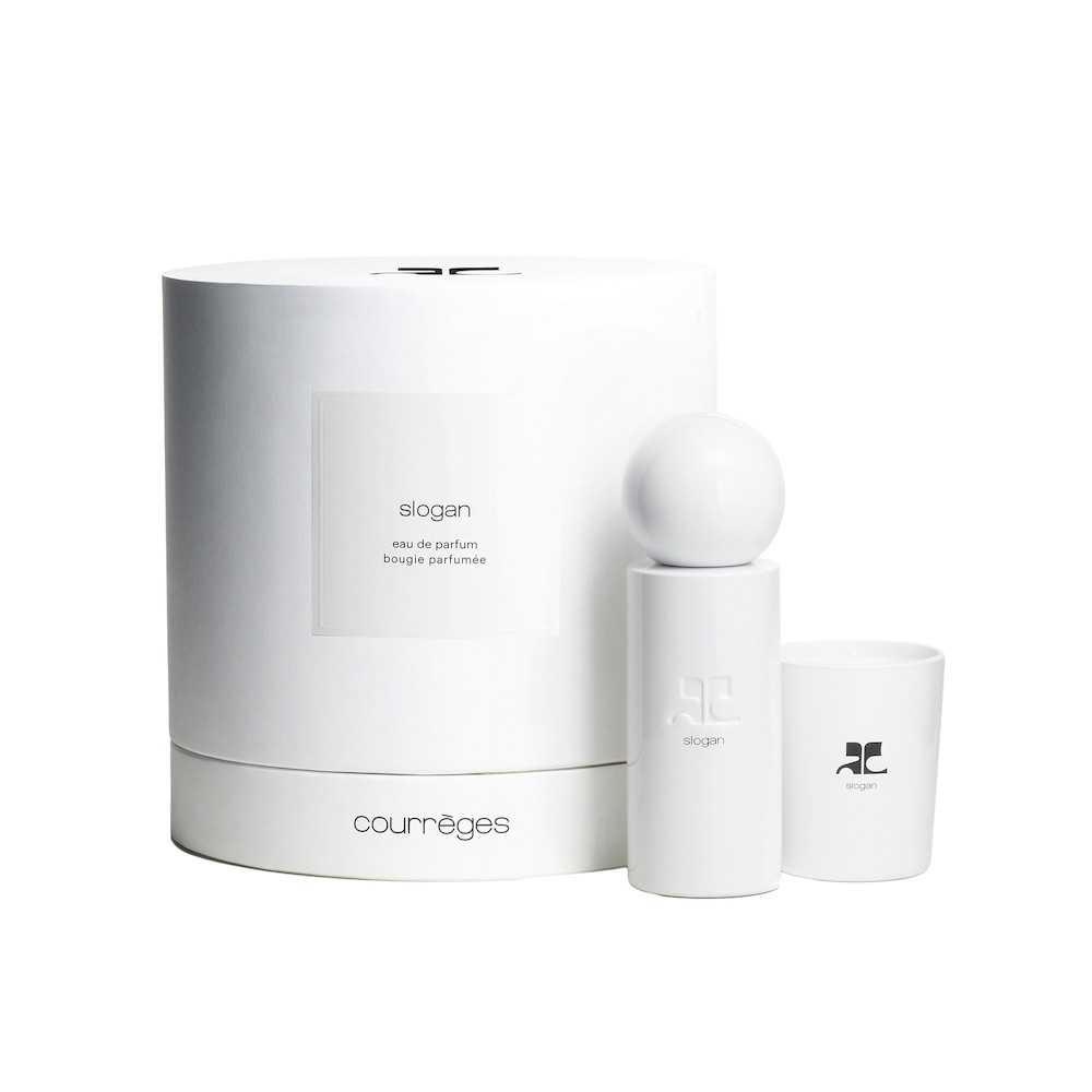 Σετ Courreges: Slogan, Eau De Parfum, Unisex, 100 ml + Slogan, Αρωματικό Κερί, 75 g