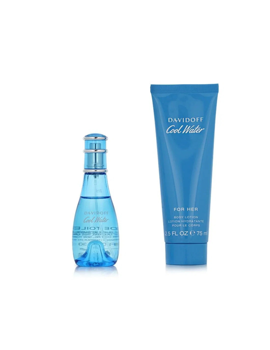 Set Davidoff: Cool Water, Eau De Toilette, Γυναικείο, 30 ml + Cool Water, Λοσιόν Σώματος, 75 ml