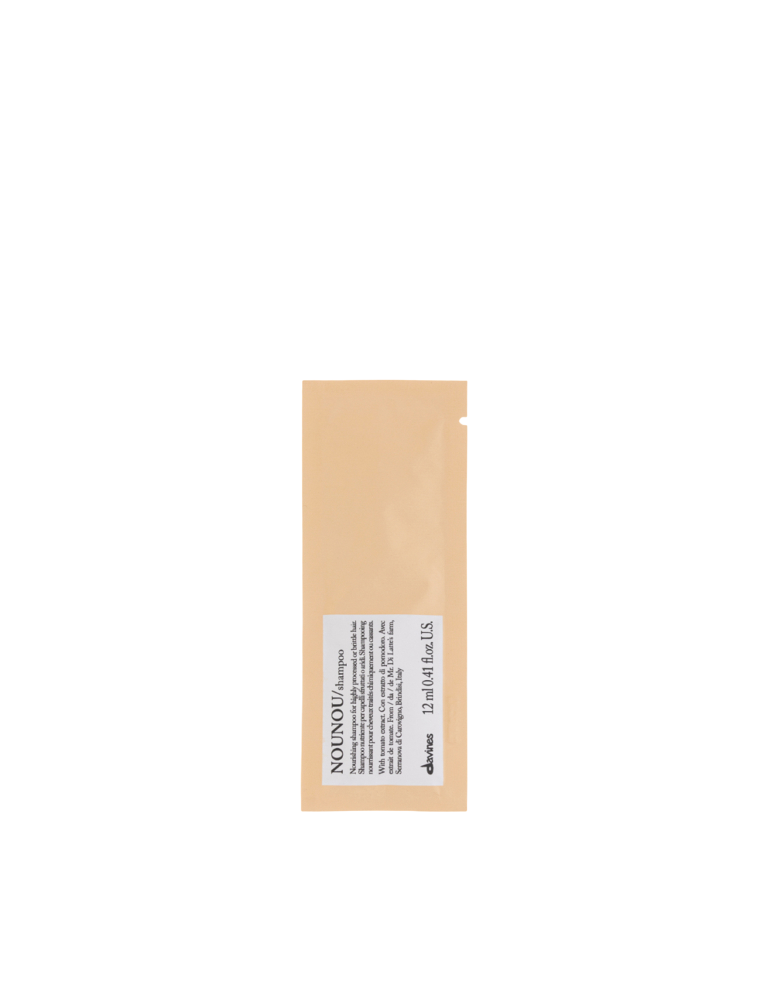 Σετ, Davines, Nounou, Σαμπουάν, Θρεπτικό, 12 pcs, 12 ml