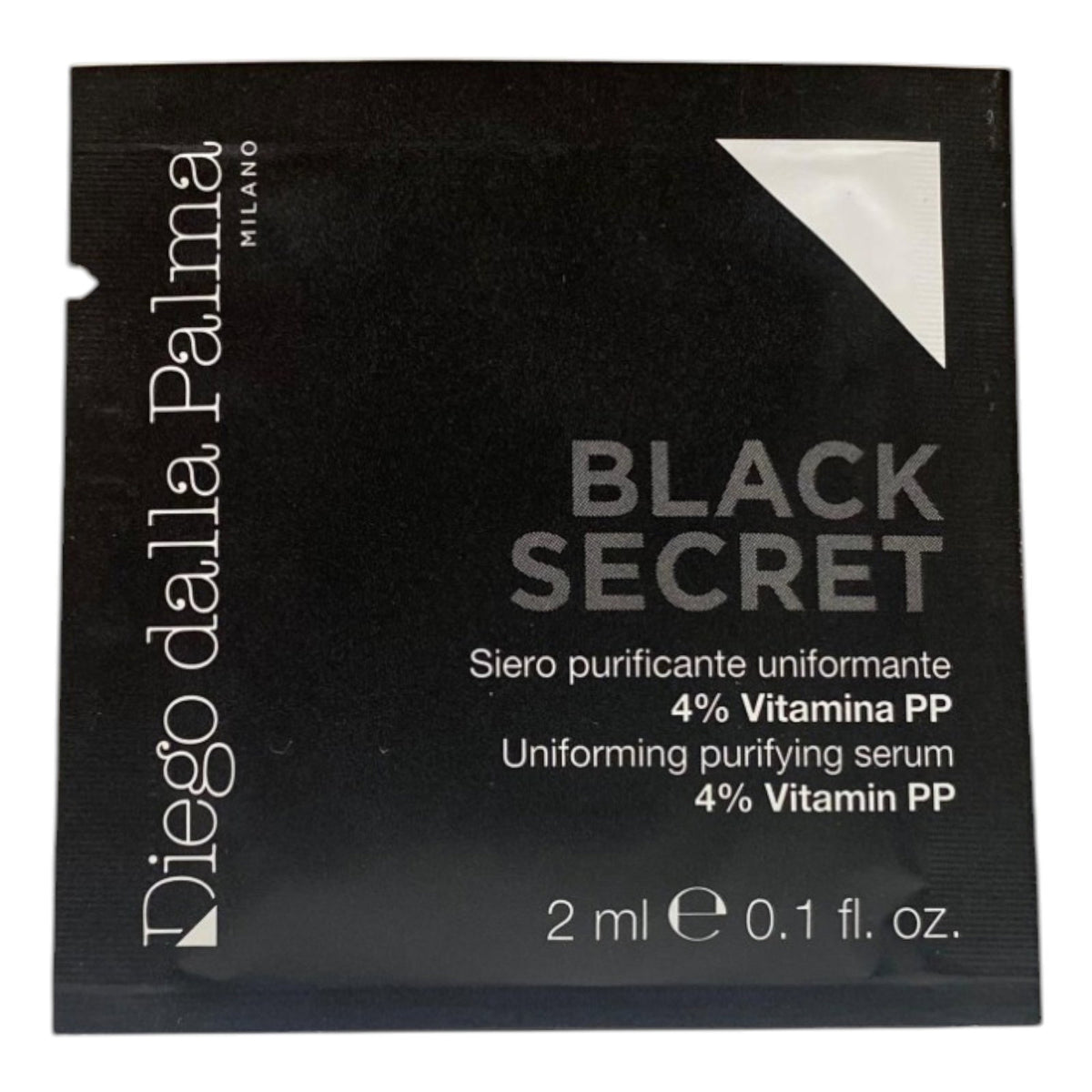 Set, Diego Dalla Palma, Black Secret, Εξυγίανσης, Ορός Προσώπου & Neck, 8 pcs, 2 ml *Sample