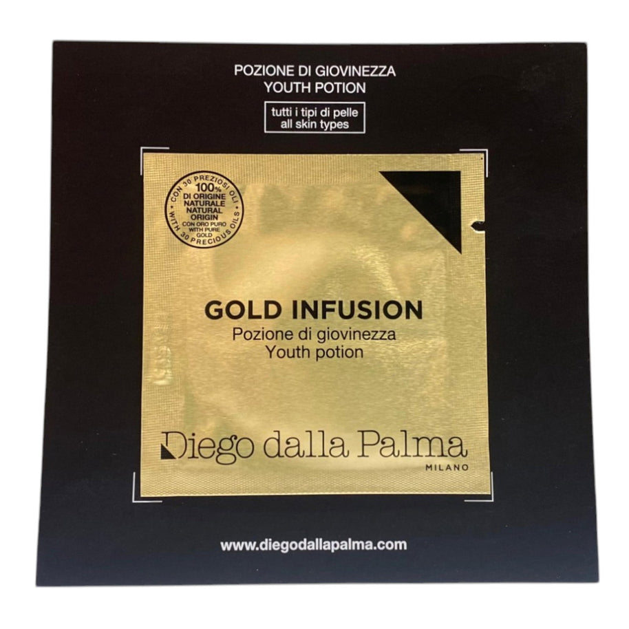 Σετ, Diego Dalla Palma, Gold Infusion, Tahitian Vanilla Oil, Λαμπερό & Θρεπτικό, Ημέρας & Νύχτας, Ορός, Για το Πρόσωπο, 8 pcs, 2 ml *Sample