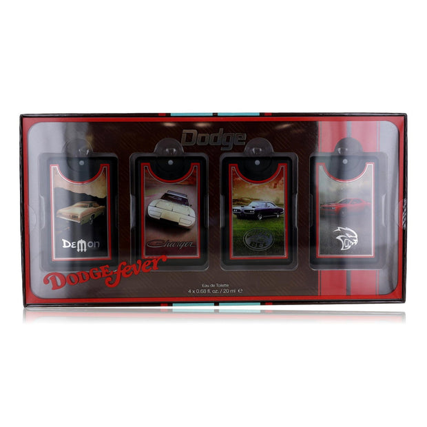 Σετ Dodge: Charger, Eau De Toilette, Για Άνδρες, 20 ml + Demon, Eau De Toilette, Για Άνδρες, 20 ml + SRT, Eau De Toilette, Για Άνδρες, 20 ml + Super Bee, Eau De Toilette, Για Άνδρες, 20 ml