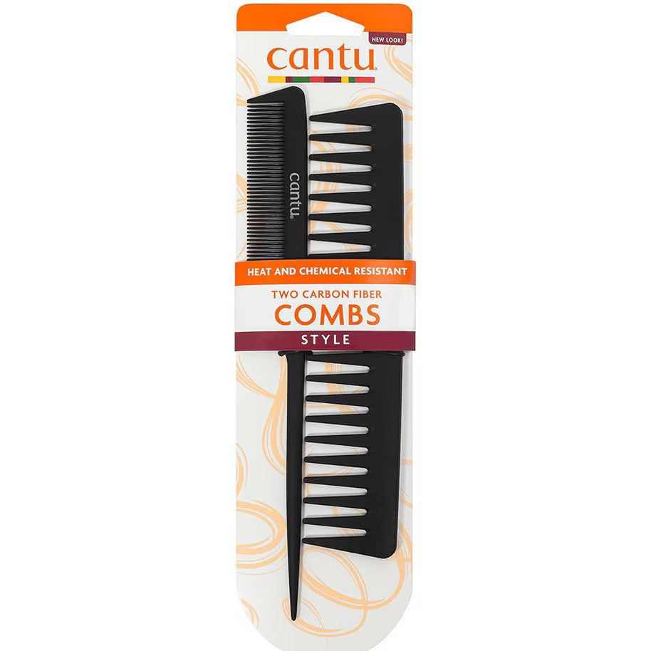 Σετ Duo, Cantu, Cantu, Styling, Hair Plastic Comb, Black, 2 pcs