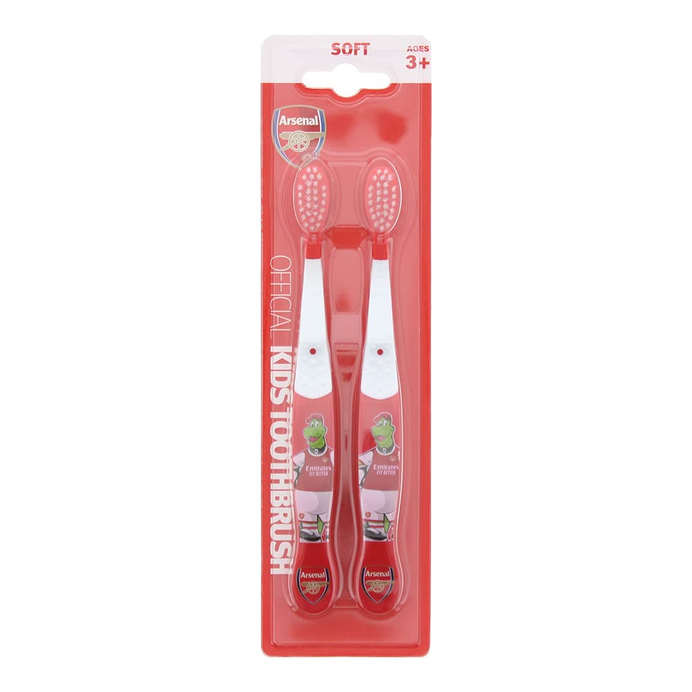 Σετ Duo, Epl, Arsenal, Toothbrush, Red, 2 pcs