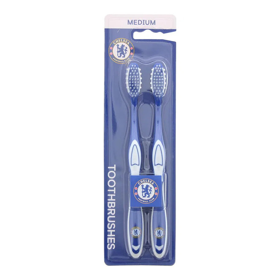 Set Duo, Epl, Chealsea, Toothbrush, Blue and White, 2 pcs