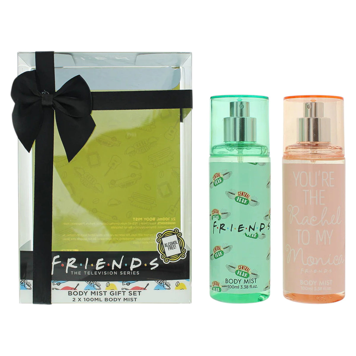 Set Duo, Warner Bros, Friends, Ενυδατικό & Smoothening, Spray Σώματος, 2 pcs, 100 ml