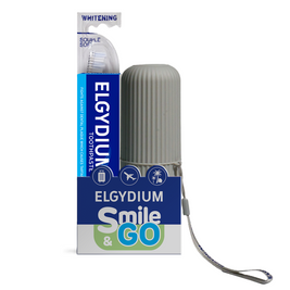 Σετ Elgydium: Anti-Plaque, Plaque, Toothpaste, 75 ml + Whitening S, Toothbrush
