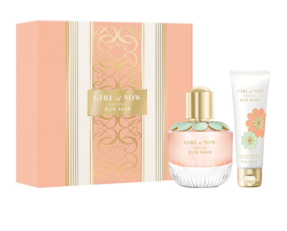 Σετ Elie Saab: Girl Of Now Lovely, Eau De Parfum, Για Γυναίκες, 50 ml + Girl Of Now Lovely, Ενυδατική Λοσιόν Σώματος, 75 ml