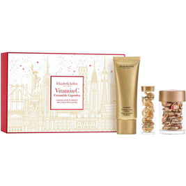 Set Elizabeth Arden: Ceramide, Καθαρισμού, Κρέμα Καθαρισμού, 50 ml + Ceramide, Vitamin C, Restorative, Serum Capsules, Για το Πρόσωπο, 30 pcs + Ceramide, Hyaluronic & Ceramides Acid, Ενυδατική, Serum Capsules, Για το Πρόσωπο, 14 pcs