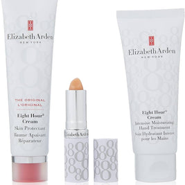 Set Elizabeth Arden: Eight Hour, Intense Moisture, Κρέμα Χεριών, 30 ml + Eight Hour, Protective, Κρέμα Προσώπου, 50 ml + Eight Hour, Lip Protectant Stick, Cream Κραγιόν, 3 g
