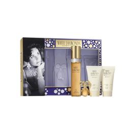 Σετ Elizabeth Taylor: White Diamonds, Eau De Toilette, Για Γυναίκες, 50 ml + White Diamonds, Parfum, Για Γυναίκες, 3.7 ml *Miniature + White Diamonds, Ενυδατικό, Λοσιόν Σώματος, 50 ml + White Diamonds, Αφρόλουτρο, 50 ml