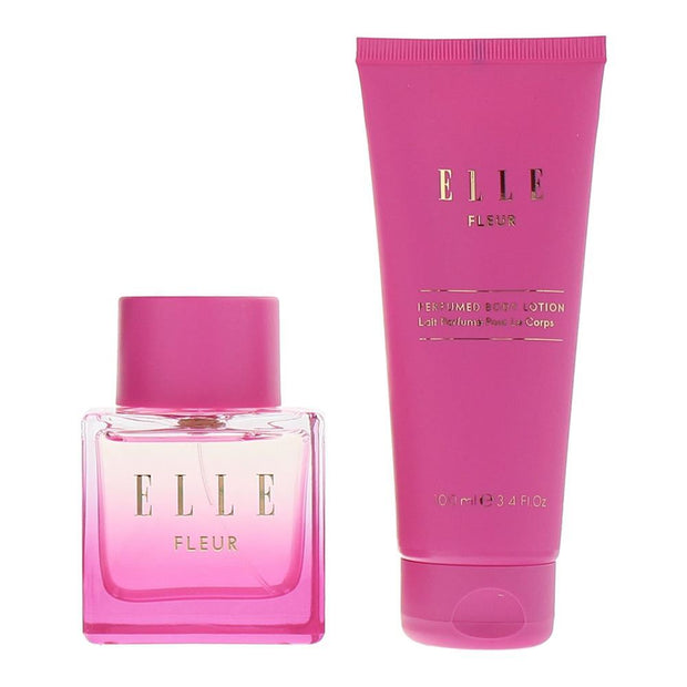 Set Elle: Fleur, Λοσιόν Σώματος, 100 ml + Fleur, Eau De Parfum, Γυναικείο, 100 ml