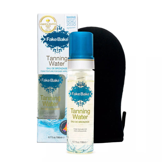 Σετ Fake Bake: Tanning Water, Bronzing, Self-Tanning Spray, 198 ml + Fake Bake, Tanning Mitts, Black