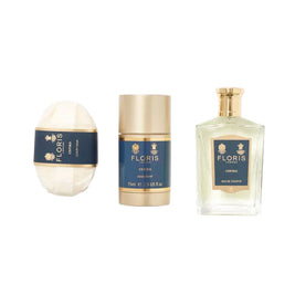 Set Floris Of London: Cefiro, Eau De Toilette, Unisex, 100 ml + Cefiro, Scented Soap Bar, 100 g + Cefiro, Αντιιδρωτικό Αποσμητικό Stick, Unisex, 75 g