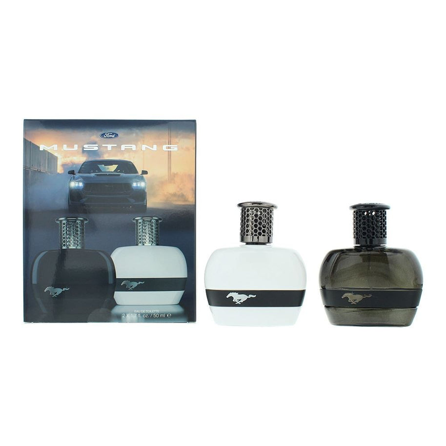 Set Ford: Mustang White, Eau De Toilette, Ανδρικό, 50 ml + Mustang Black, Eau De Toilette, Ανδρικό, 50 ml