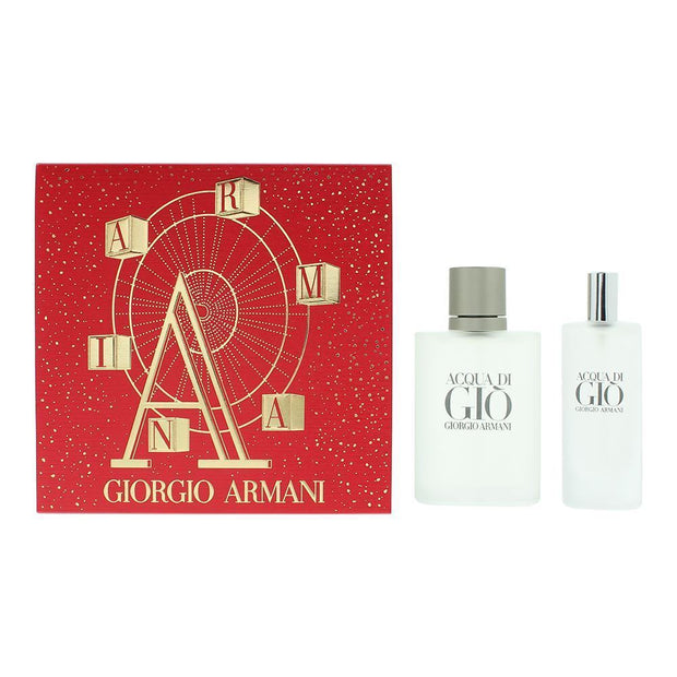 Σετ Giorgio Armani: Acqua di Gio, Eau De Toilette, Για Άνδρες, 50 ml + Acqua di Gio, Eau De Toilette, Για Άνδρες, 15 ml