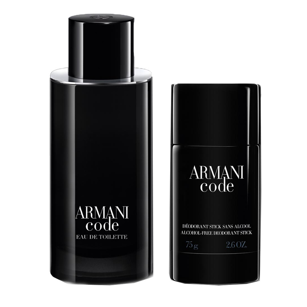 Set Giorgio Armani: Code, Eau De Toilette, Ανδρικό, 125 ml + Code, Αντιιδρωτικό Αποσμητικό Stick, Ανδρικό, 75 g