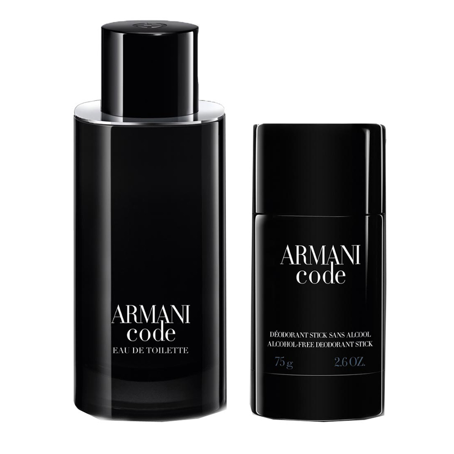 Set Giorgio Armani: Code, Eau De Toilette, Ανδρικό, 125 ml + Code, Αντιιδρωτικό Αποσμητικό Stick, Ανδρικό, 75 g