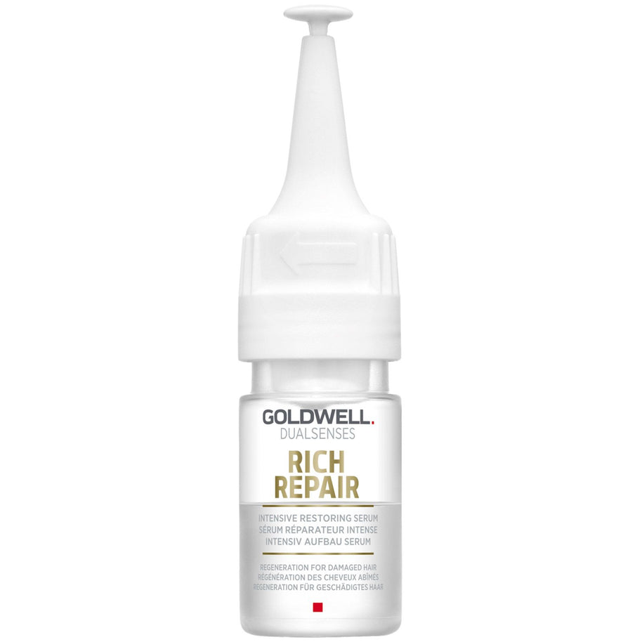Σετ, Goldwell, Dualsenses Rich Repair, Repairing, Ampoules Treatment Ορός, Για τα Μαλλιά, Για Γυναίκες, 12 pcs, 18 ml