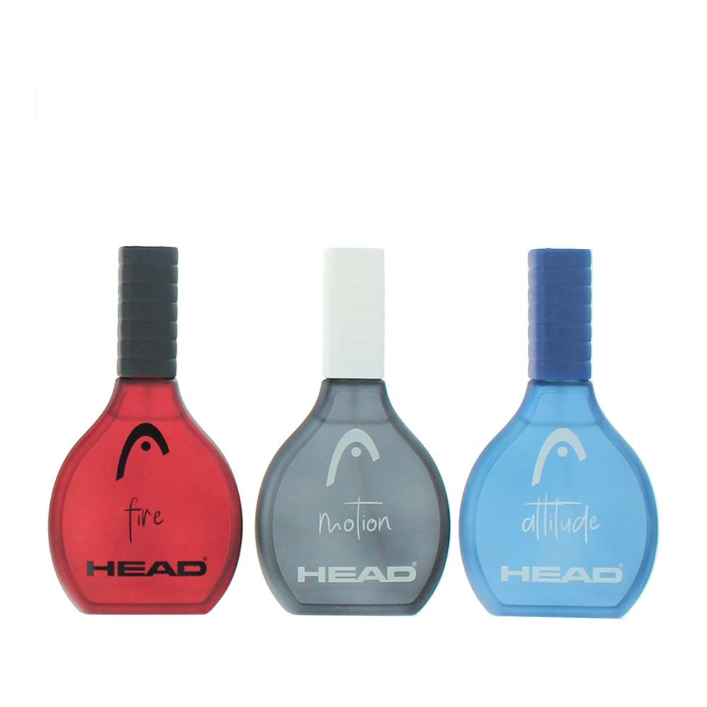 Set Head: Fire, Eau De Toilette, Ανδρικό, 50 ml + Motion, Eau De Toilette, Ανδρικό, 50 ml + Attitude, Eau De Toilette, Ανδρικό, 50 ml