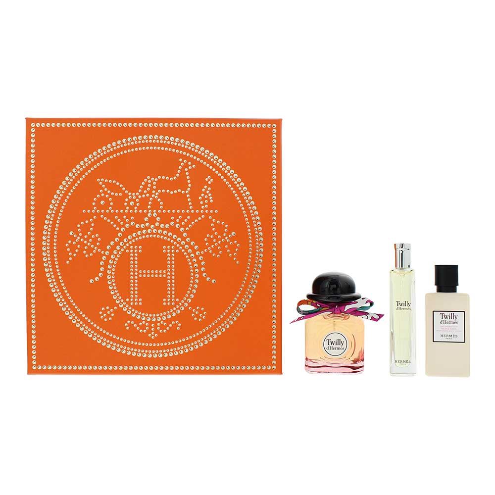 Set Hermes: Tutti Twilly D'hermes, Eau De Parfum, Γυναικείο, 85 ml + Tutti Twilly D'hermes, Eau De Parfum, Γυναικείο, 15 ml + Tutti Twilly D'hermes, Λοσιόν Σώματος, 80 ml
