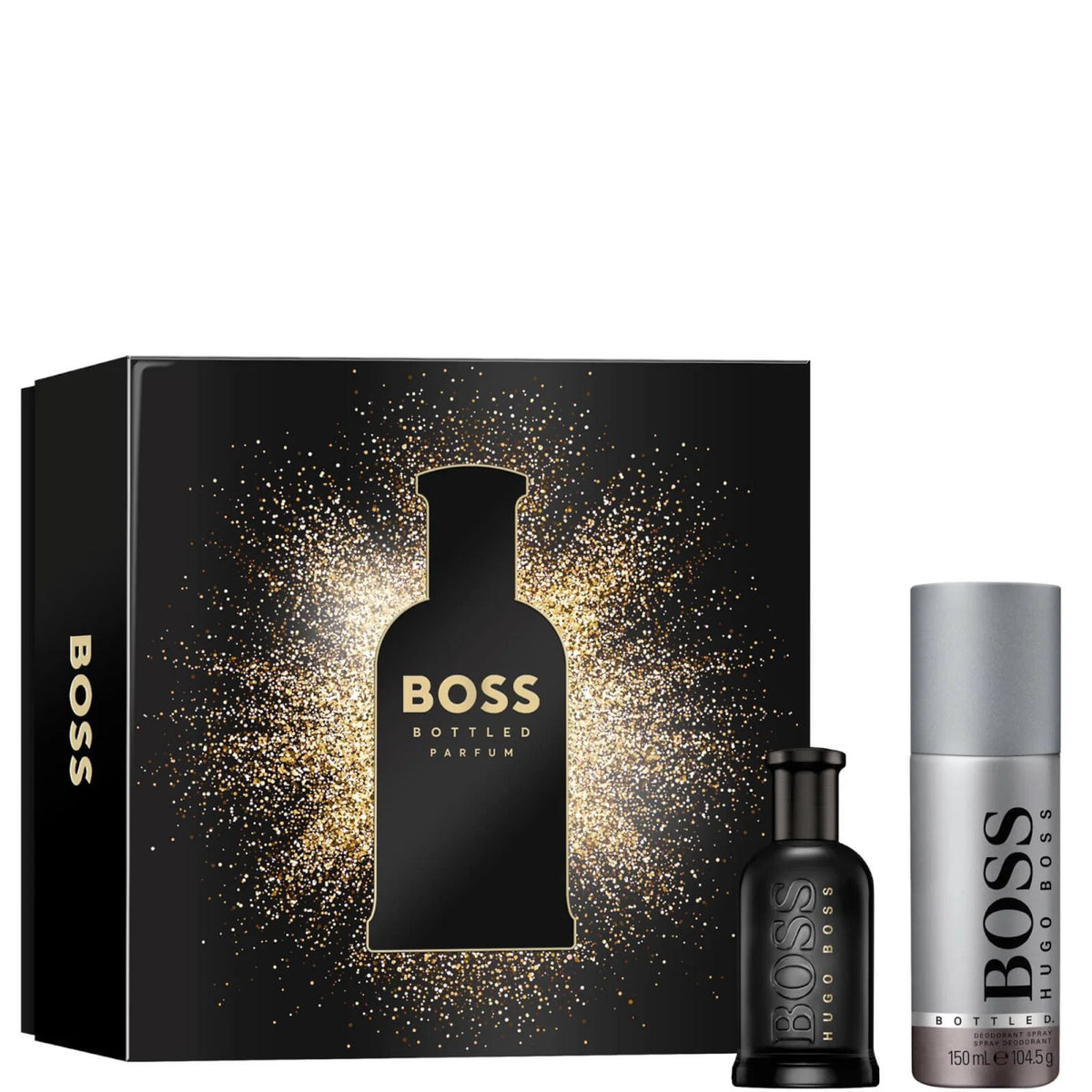 Set Hugo Boss: Boss Bottled, Parfum, Ανδρικό, 50 ml + Boss Bottled, Αποσμητικό Spray, Ανδρικό, 150 ml