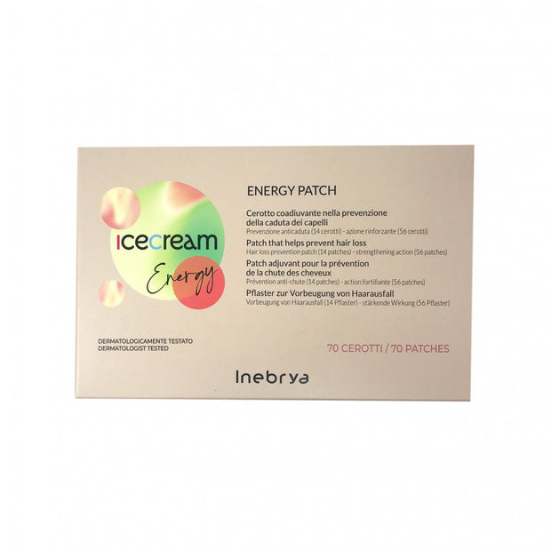 Σετ, Inebrya, Ice Cream Energy, For Growth Stimulation, Local Treatment Patch, For Scalp, 70 pcs