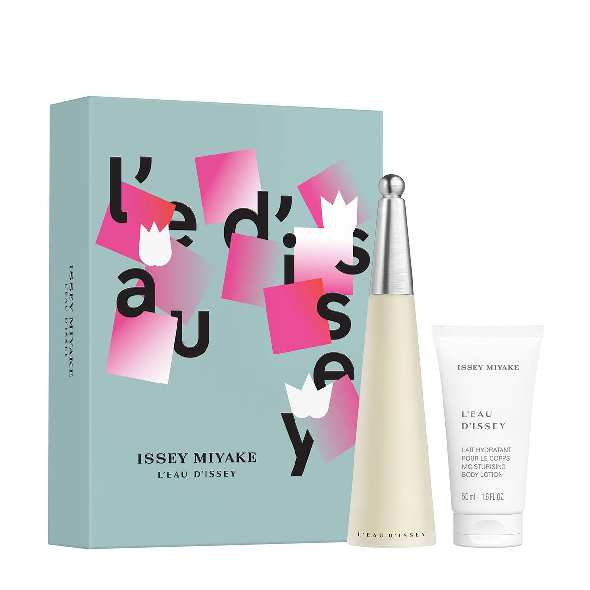 Set Issey Miyake: L'Eau d'Issey, Eau De Toilette, Γυναικείο, 50 ml + L'Eau d'Issey, Ενυδατική, Λοσιόν Σώματος, 50 ml