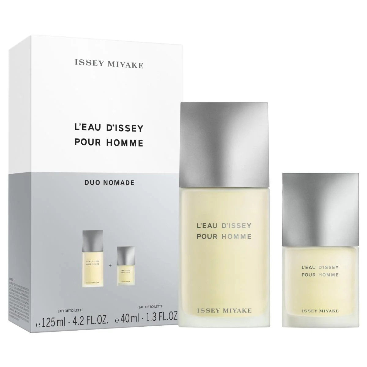 Σετ Issey Miyake: L'Eau D'Issey Pour Homme, Eau De Toilette, Για Άνδρες, 40 ml + L'Eau D'Issey Pour Homme, Eau De Toilette, Για Άνδρες, 125 ml