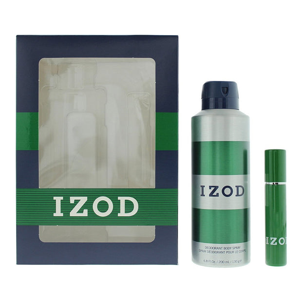 Σετ Izod: Green, Αρωματικό Spray, Για Άνδρες, 200 ml + Green, Eau De Toilette, Για Άνδρες, 15 ml