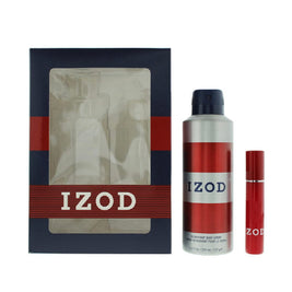 Set Izod: Red, Scented Spray, Ανδρικό, 200 ml + Red, Eau De Toilette, Ανδρικό, 15 ml