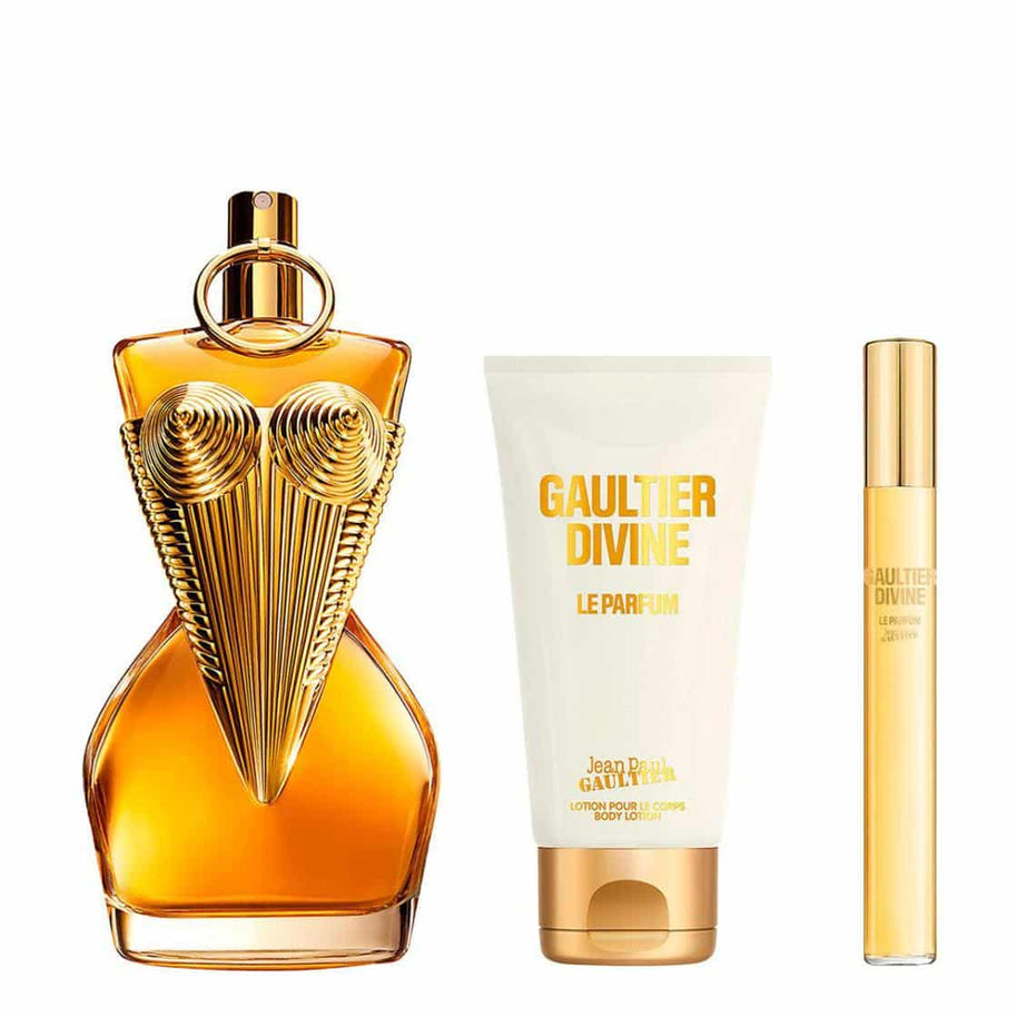 Σετ Jean Paul Gaultier: Divine Le Parfum, Eau De Parfum, Για Γυναίκες, 100 ml + Divine Le Parfum, Eau De Parfum, Για Γυναίκες, 10 ml + Divine Le Parfum, Daily, Λοσιόν Σώματος, 75 ml