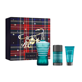 Σετ Jean Paul Gaultier: Le Male, Eau De Toilette, Για Άνδρες, 125 ml + Le Male, Αποσμητικό Stick, Για Άνδρες, 75 ml + Le Male, Ενυδατικό, Balm Για Μετά το Ξύρισμα, 75 ml