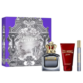 Σετ Jean Paul Gaultier: Scandal Pour Homme, Eau De Toilette, Για Άνδρες, 100 ml + Scandal Pour Homme, Eau De Toilette, Για Άνδρες, 10 ml + Scandal Pour Homme, Αφρόλουτρο, 75 ml