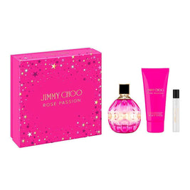 Set Jimmy Choo: Rose Passion, Eau De Parfum, Γυναικείο, 100 ml + Rose Passion, Eau De Parfum, Γυναικείο, 7.5 ml + Rose Passion, Λοσιόν Σώματος, 100 ml