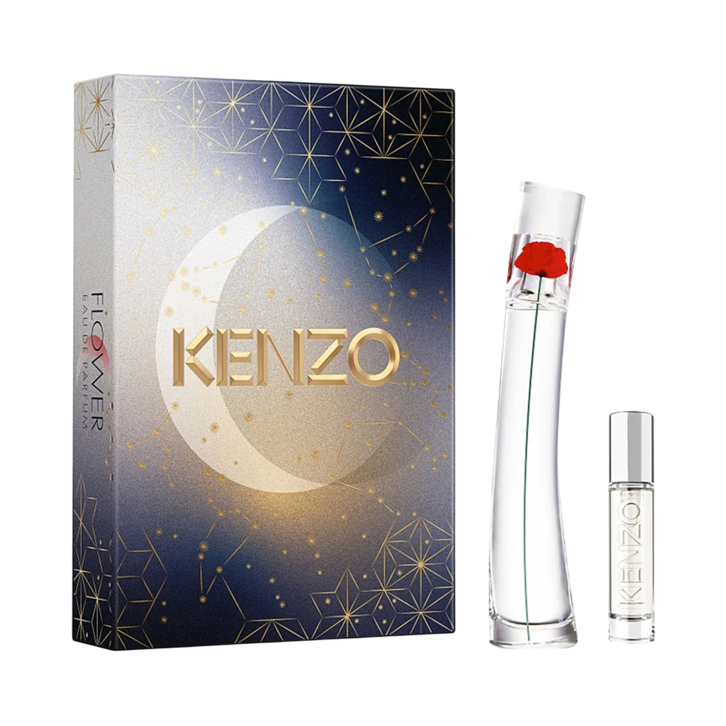 Σετ Kenzo: Flower, Eau De Parfum, Για Γυναίκες, 50 ml + Flower, Eau De Parfum, Για Γυναίκες, 10 ml