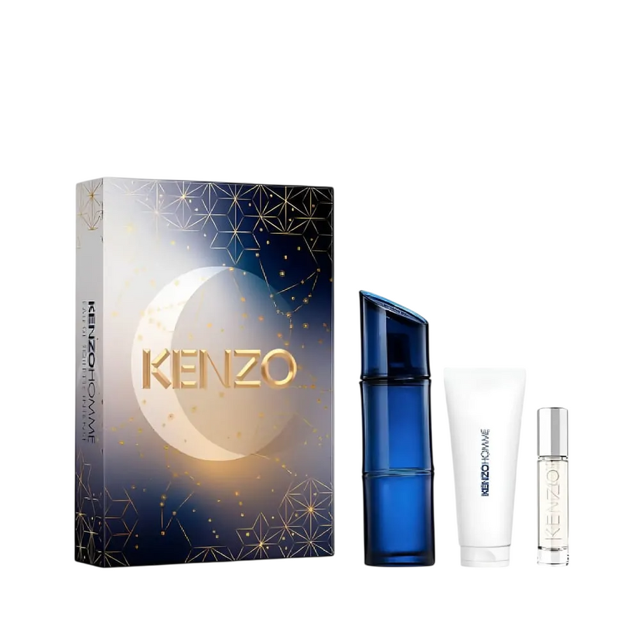 Σετ Kenzo: Homme Intense, Eau De Toilette, Για Άνδρες, 60 ml + Homme Intense, Eau De Toilette, Για Άνδρες, 10 ml + Homme Intense, Αφρόλουτρο, 75 ml