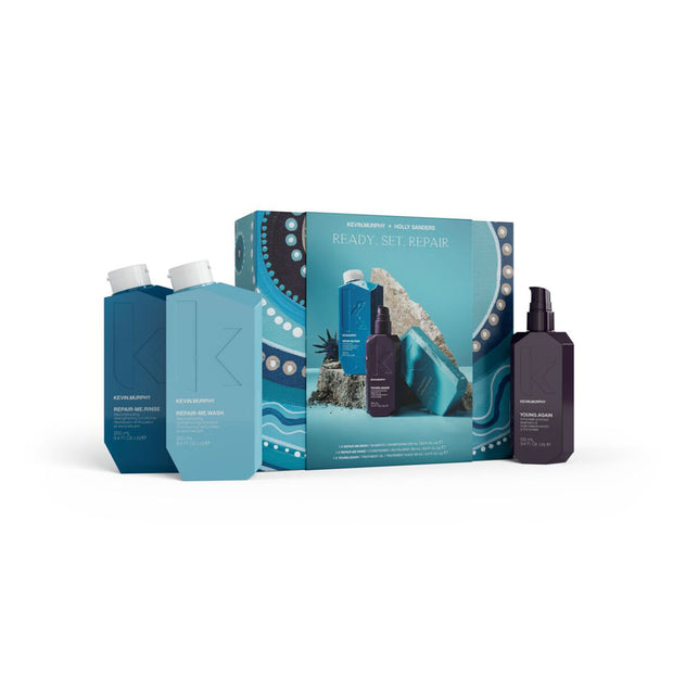 Σετ Kevin Murphy: Repair-Me Wash, Σαμπουάν, For Repairing, 250 ml + Repair-Me Rinse, Κρέμα Μαλλιών, For Repairing, 250 ml + Young Again, Έλαιο Μαλλιών Treatment, For Hydration, 100 ml