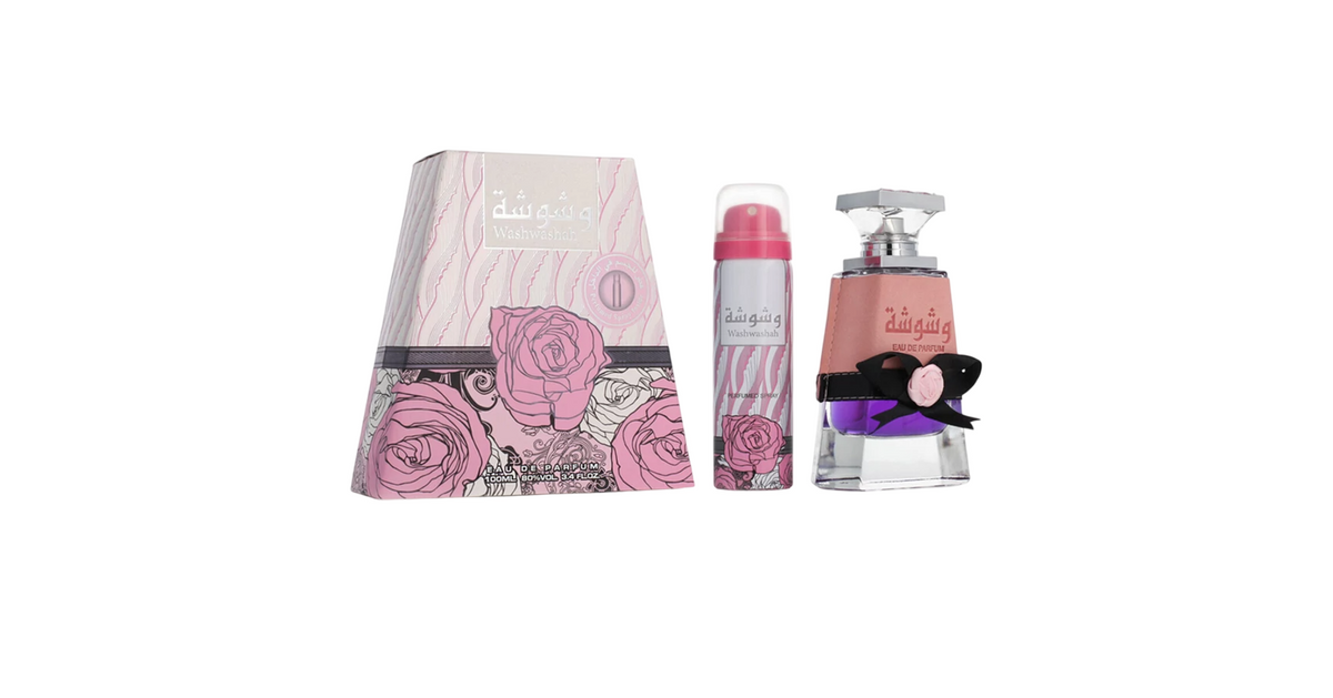 Σετ Lattafa: Washwasha, Eau De Parfum, Για Γυναίκες, 100 ml + Washwasha, Spray Σώματος, 50 ml