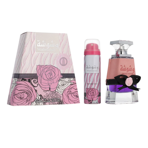 Σετ Lattafa: Washwasha, Eau De Parfum, Για Γυναίκες, 100 ml + Washwasha, Spray Σώματος, 50 ml