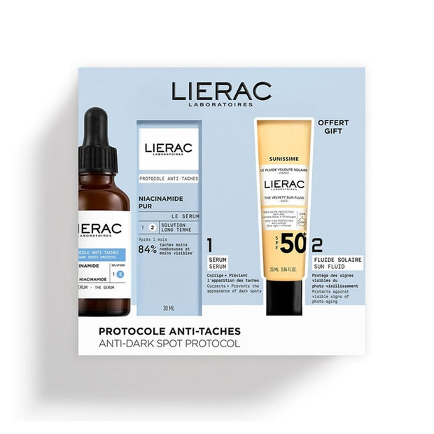 Σετ Lierac: Protocole, Anti-Dark Spots, Ορός, Για το Πρόσωπο, 30 ml + Sunissime The Sun Velvety, Fluid, Για το Πρόσωπο, SPF50+, 25 ml