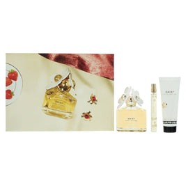 Σετ Marc Jacobs: Daisy, Eau De Toilette, Για Γυναίκες, 100 ml + Daisy, Ενυδατικό, Λοσιόν Σώματος, 75 ml + Daisy, Eau De Toilette, Για Γυναίκες, 10 ml *Miniature