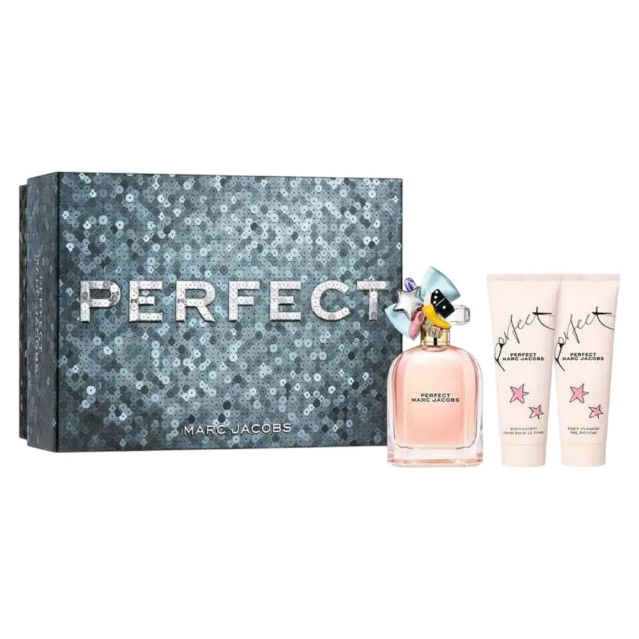Σετ Marc Jacobs: + Perfect, Ενυδατικό, Λοσιόν Σώματος, 75 ml + Perfect, Hydrate, Αφρόλουτρο, All Skin Types, 75 ml