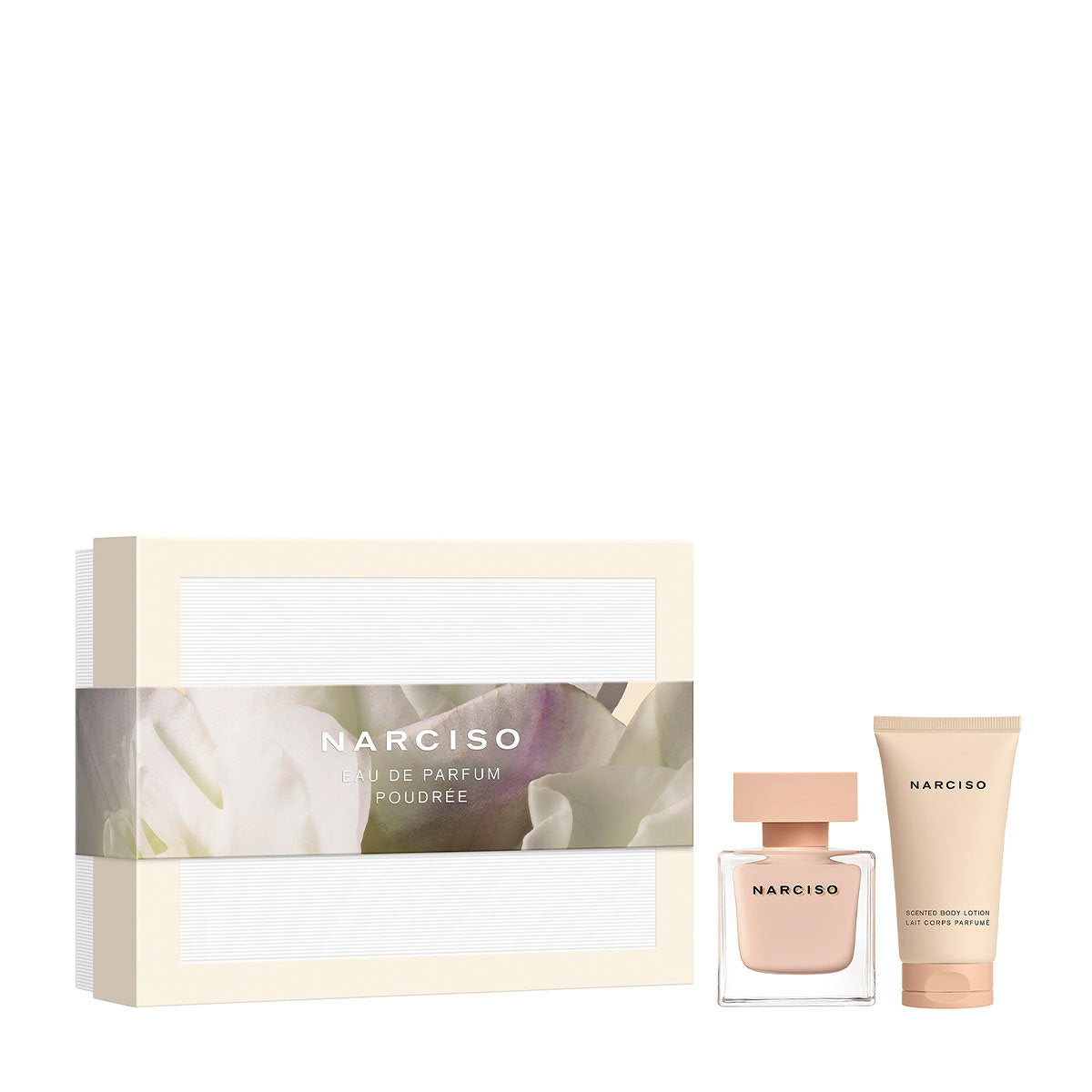 Σετ Narciso Rodriguez: Poudree, Eau De Parfum, Για Γυναίκες, 50 ml + Narciso Poudree, Ενυδατικό, Λοσιόν Σώματος, 50 ml