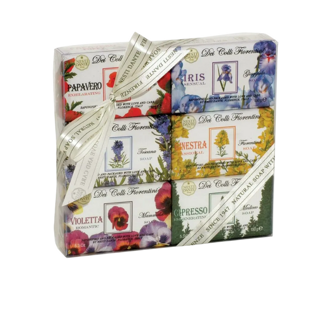 Set, Nesti Dante, Dei Colli Fiorentini, Soap Bar, 6 pcs, 150 g