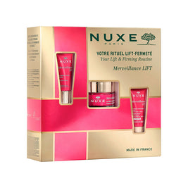 Firmness Routine Set Nuxe: Merveillance Lift Powdery, Vegan, Σύσφιξης, Κρέμα Ημέρας Για το Πρόσωπο, 50 ml + Merveillance Lift, Vegan, Lifting & Σύσφιξης, Κρέμα Ματιών, 15 ml + Merveillance Lift, Vegan, Lifting & Σύσφιξης