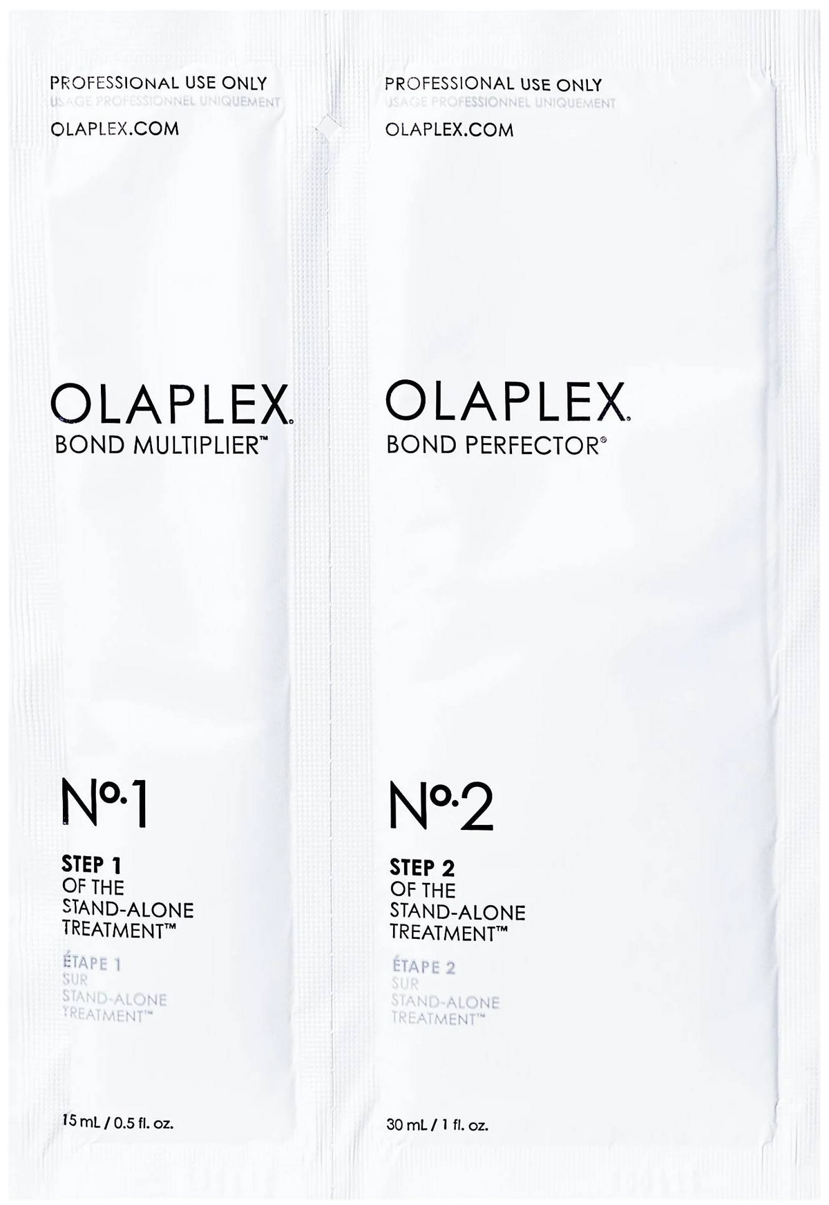 Stand Alone Σετ Olaplex: No.1 Bond Multiplier, Hair Lotion Treatment, Bond Repair, 15 ml + No.2 Bond Perfector, Hair Cream Treatment, 30 ml